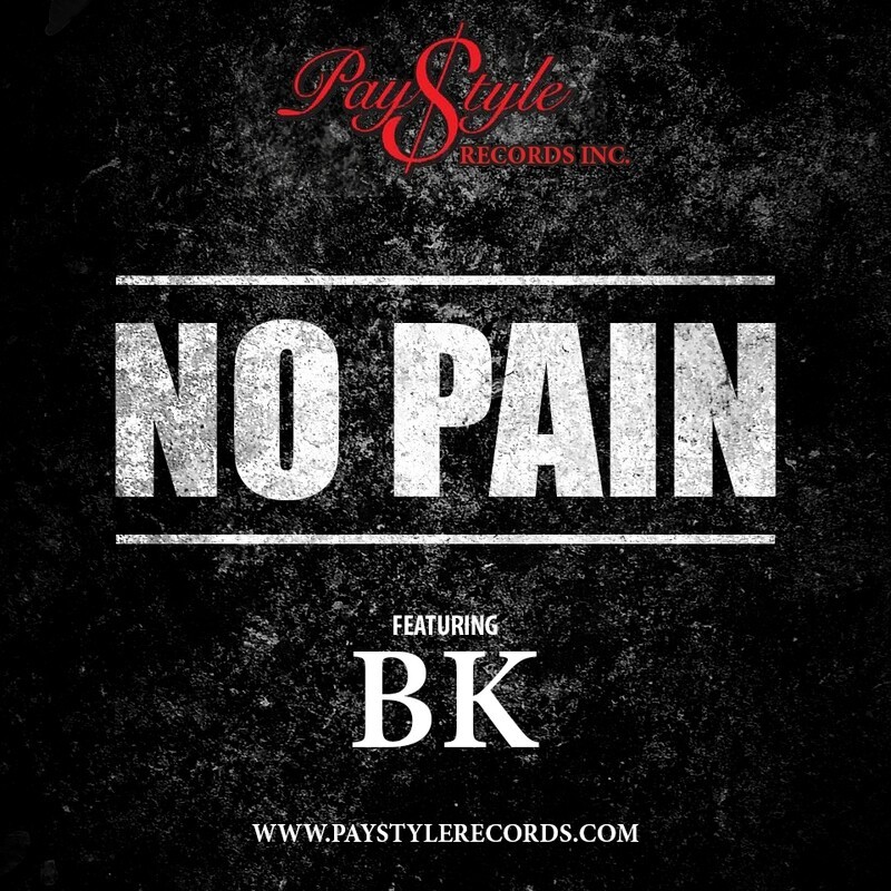 Bk Paystyle's No Pain album cover available in our store and streaming platforms Spotify, Apple Music, Amazon etc... 